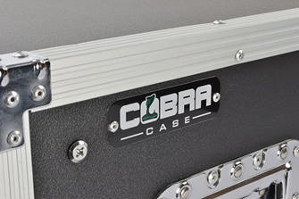 Cobra 6U 19-Inch Rack Flight Case 350mm Deep – Strong Plywood, Removable Lids